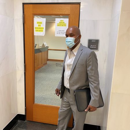 Restored voter Ronald McKeithen voting for the first time!